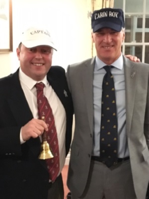 Photo - Captain's Handover Dinner 2017 - Mal and David
